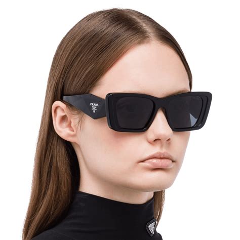 prada pr 08ys sunglasses 1ab5s0 black|Buy Prada PR 08YS 1AB5S0 Sunglasses .